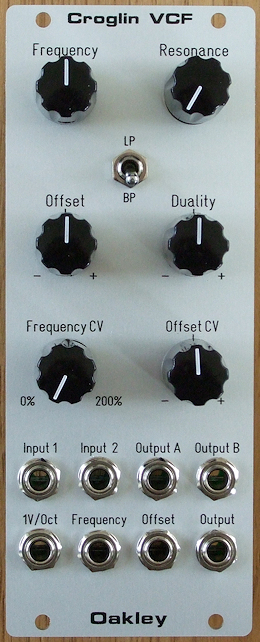 Croglin – Voltage Controlled Dual Filter