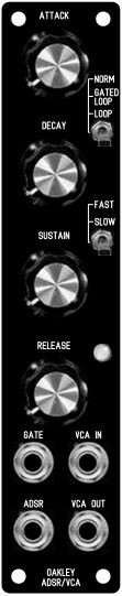 Looping ADSR with integral VCA