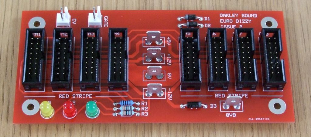 Euro Dizzy: Eurorack Power Distribution board