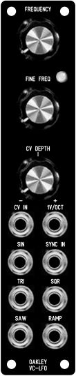 Voltage Controlled Low Frequency Oscillator